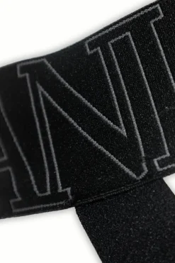 Emporio Armani CZARNY Jackstrap z logo