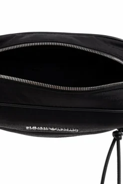 Emporio Armani CZARNY Kosmetyczka z logo
