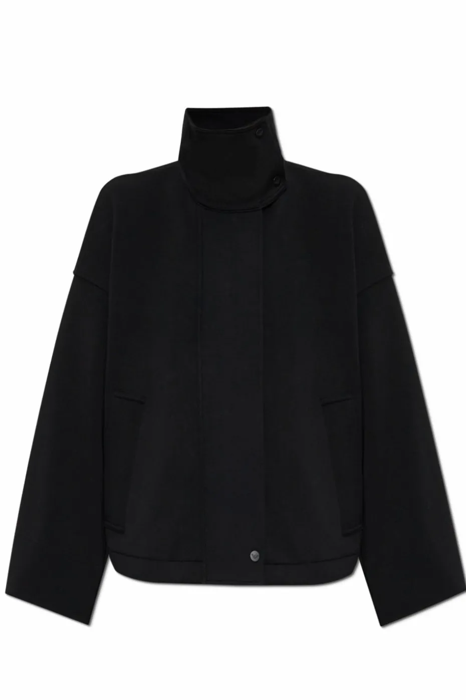 Emporio Armani CZARNY Kurtka ze stójką