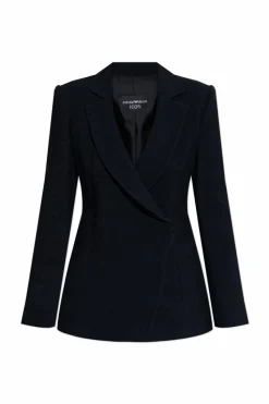 Emporio Armani CZARNY Marynarka z kieszeniami