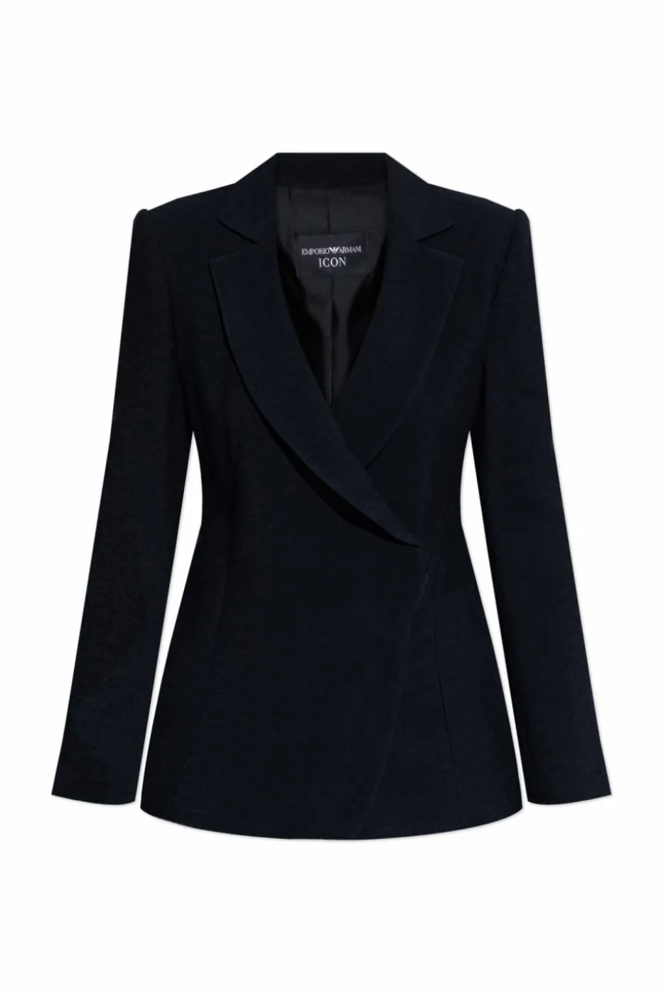 Emporio Armani CZARNY Marynarka z kieszeniami