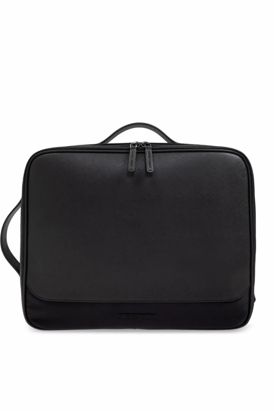 Emporio Armani CZARNY Plecak z logo