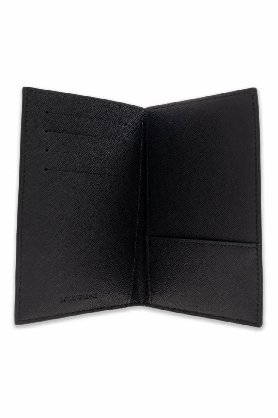 Emporio Armani CZARNY Składne etui na dokumenty