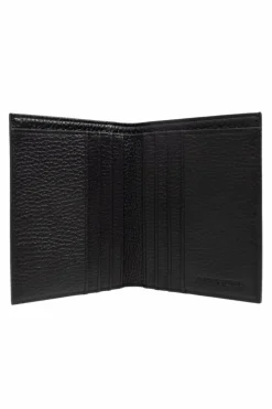 Emporio Armani CZARNY Składane etui na karty