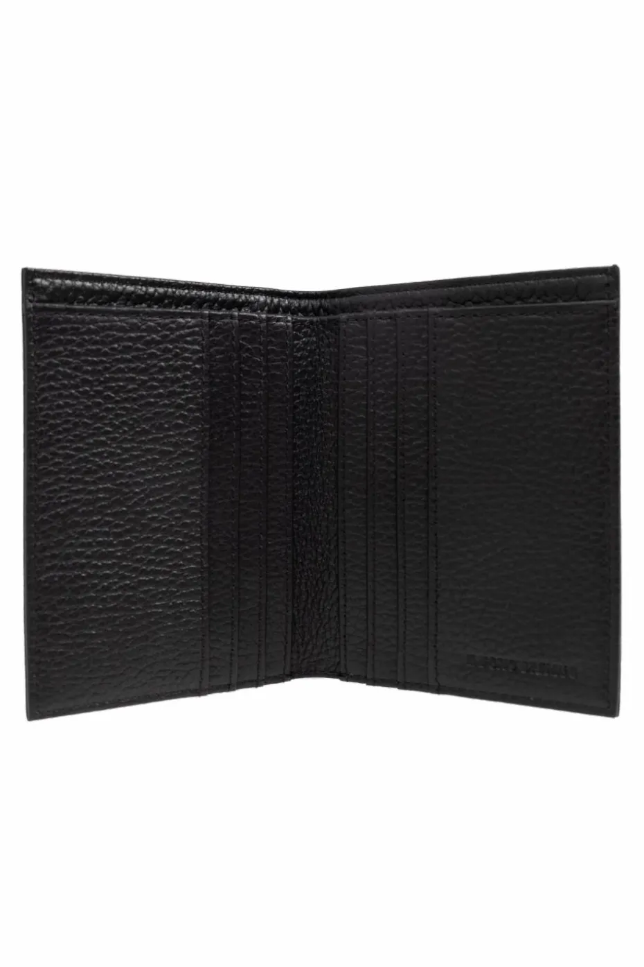 Emporio Armani CZARNY Składane etui na karty
