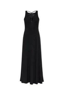 Emporio Armani CZARNY Sukienka na ramiączkach