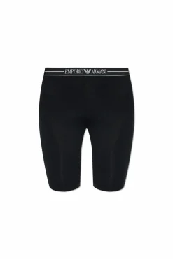 Emporio Armani CZARNY Szorty bieliźniane z kolekcji `Sustainability`