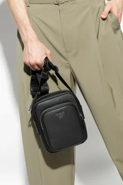 Emporio Armani CZARNY Torba z kolekcji ‘Sustainability’