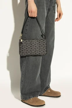 Emporio Armani CZARNY Torba na ramię z monogramem