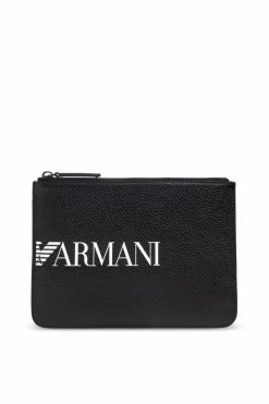 Emporio Armani CZARNY Torba na ramię z logo