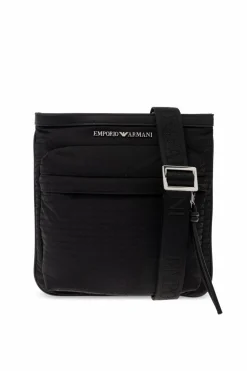 Emporio Armani CZARNY Torba na ramię z logo