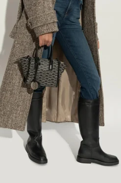 Emporio Armani CZARNY Torba na ramię z monogramem