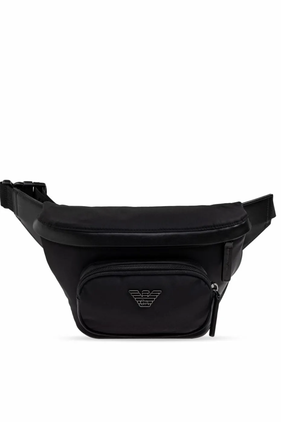 Emporio Armani CZARNY Torba na pas z logo