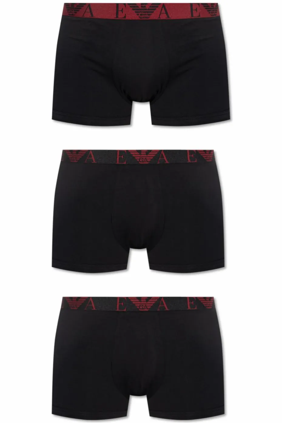 Emporio Armani CZARNY Trójpak bokserek