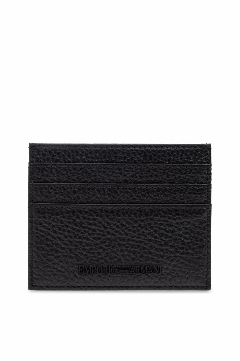 Emporio Armani CZARNY Zestaw prezentowy: etui na karty i pasek