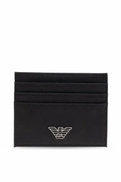 Emporio Armani CZARNY Zestaw prezentowy: etui na karty i brelok