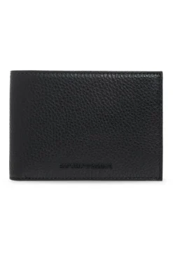 Emporio Armani CZARNY Zestaw: portfel i brelok do kluczy