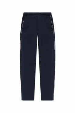 Emporio Armani GRANATOWY Spodnie dresowe