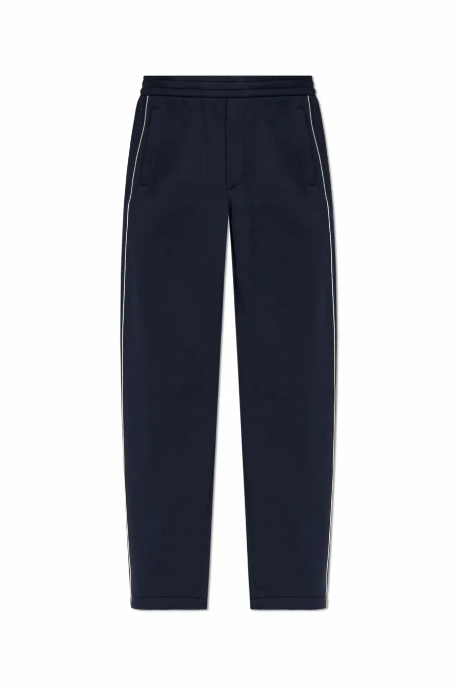 Emporio Armani GRANATOWY Spodnie dresowe
