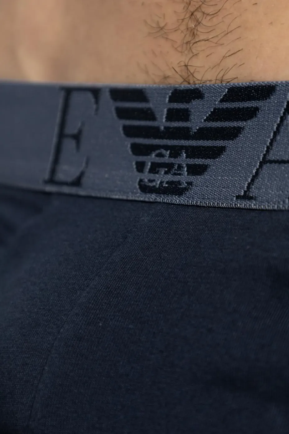 Emporio Armani GRANATOWY Trójpak slipów