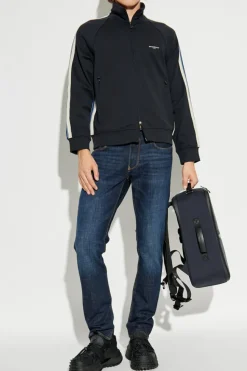 Emporio Armani GRANATOWY Jeansy `J06` typu `slim fit`