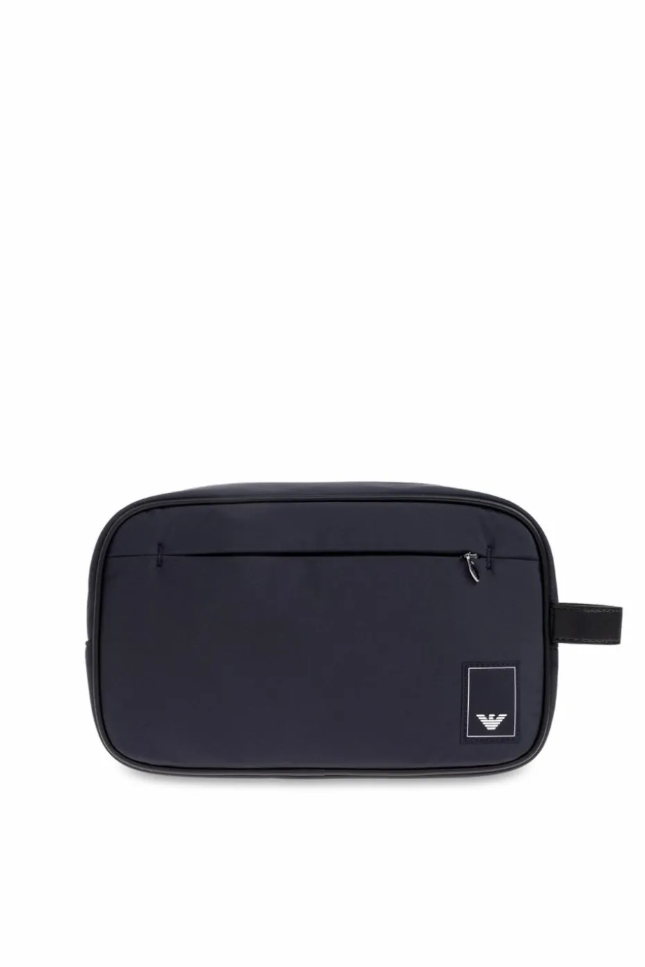 Emporio Armani GRANATOWY Kosmetyczka z logo