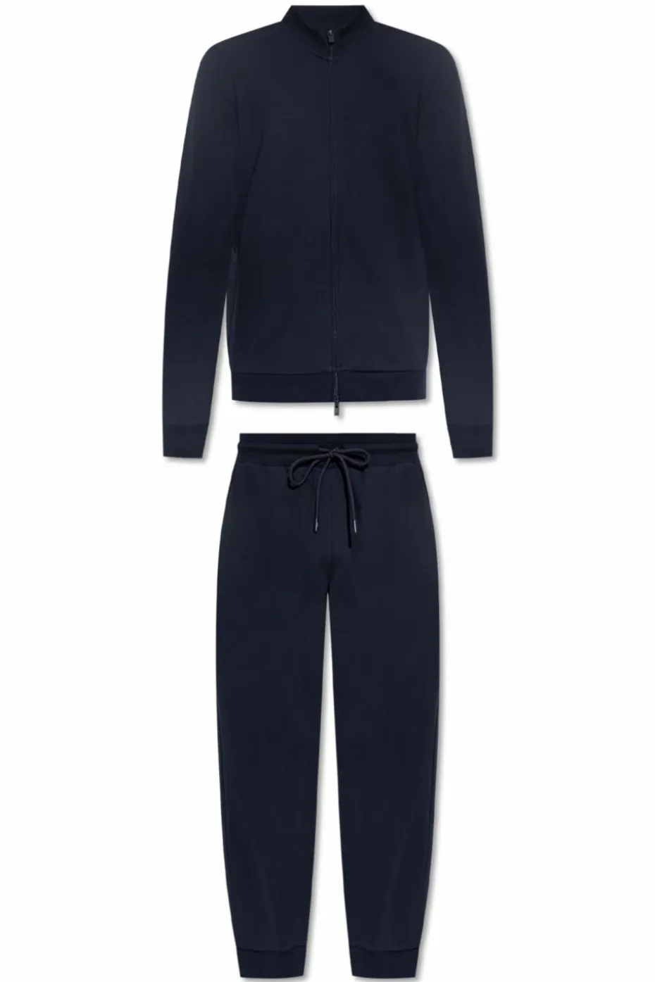 Emporio Armani GRANATOWY Komplet dresowy: bluza i spodnie