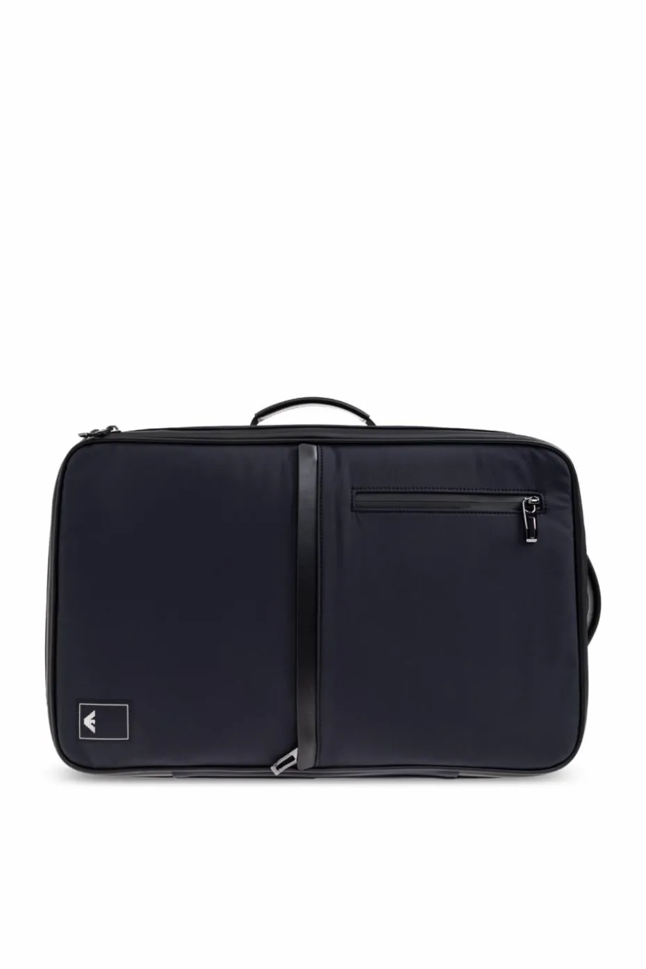 Emporio Armani GRANATOWY Plecak z logo