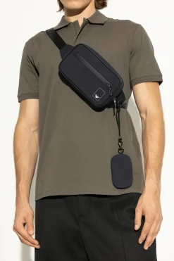 Emporio Armani GRANATOWY Torba na pas