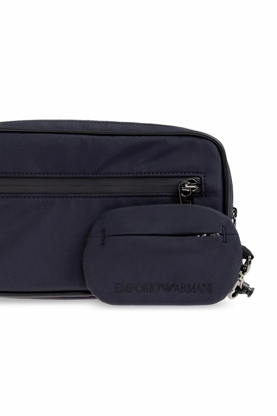 Emporio Armani GRANATOWY Torba na pas