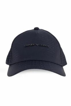 Emporio Armani GRANATOWY Czapka z daszkiem