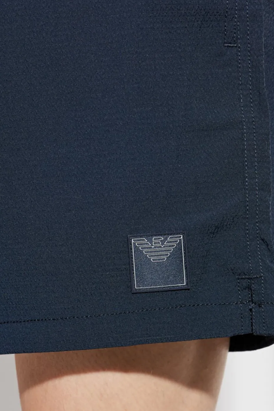 Emporio Armani GRANATOWY Szorty kąpielowe