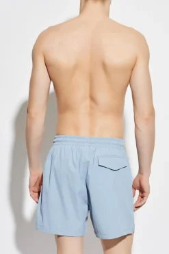 Emporio Armani jasnoniebieski Szorty kąpielowe