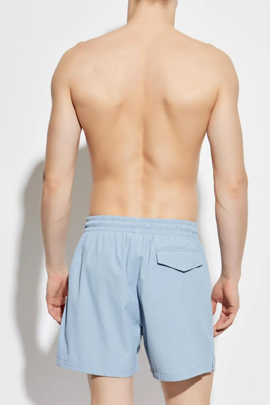 Emporio Armani jasnoniebieski Szorty kąpielowe