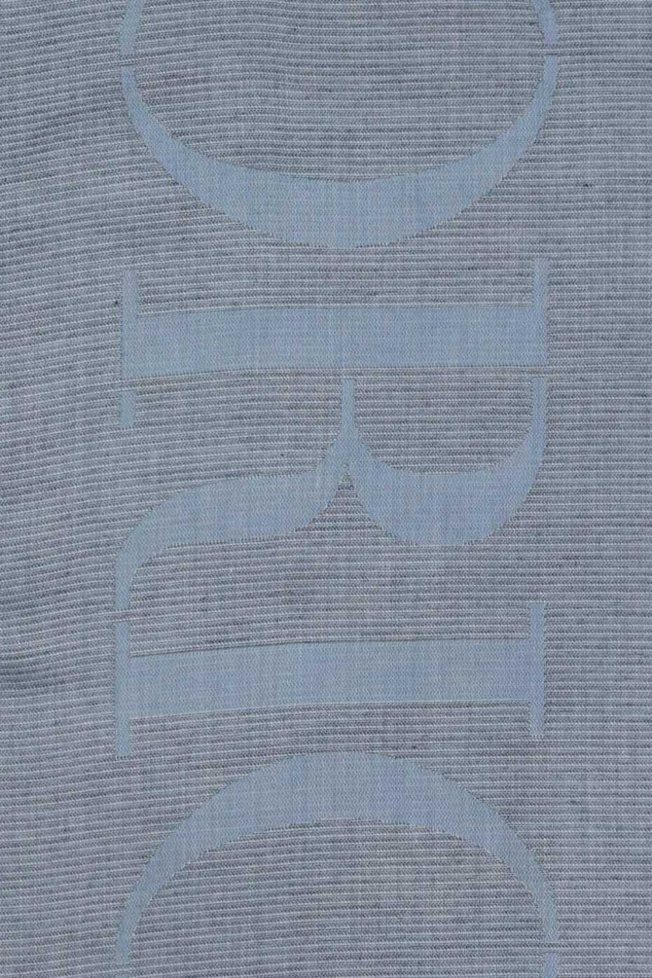 Emporio Armani NIEBIESKI Szal z logo