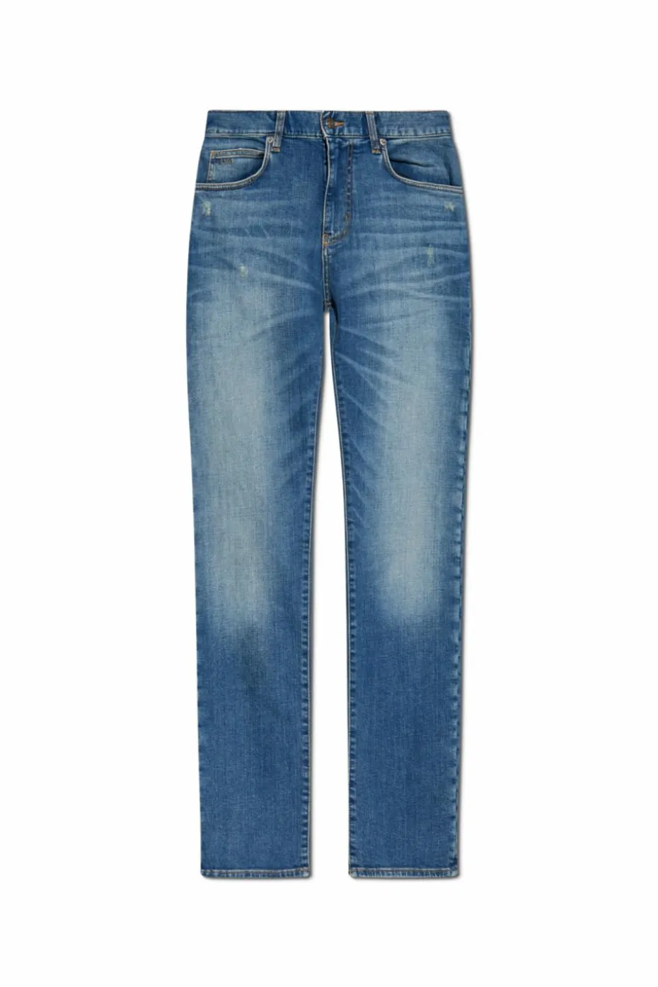 Emporio Armani NIEBIESKI Jeansy z efektem `vintage`