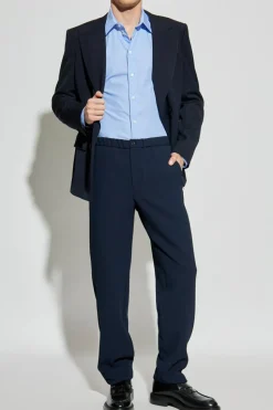 Emporio Armani NIEBIESKI Bawełniana koszula