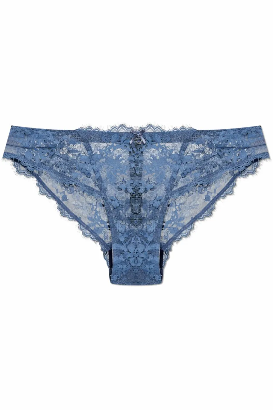 Emporio Armani NIEBIESKI Koronkowe figi