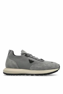 Emporio Armani SZARY Buty sportowe z logo