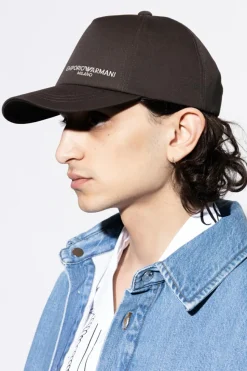 Emporio Armani SZARY Czapka z daszkiem