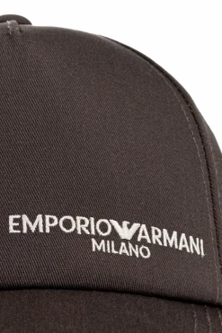 Emporio Armani SZARY Czapka z daszkiem