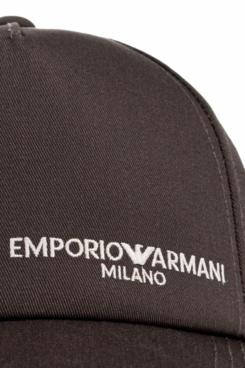 Emporio Armani SZARY Czapka z daszkiem