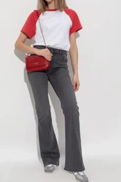 Emporio Armani SZARY Jeansy z rozszerzanymi nogawkami