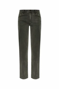 Emporio Armani SZARY Jeansy z nogawkami o prostym kroju