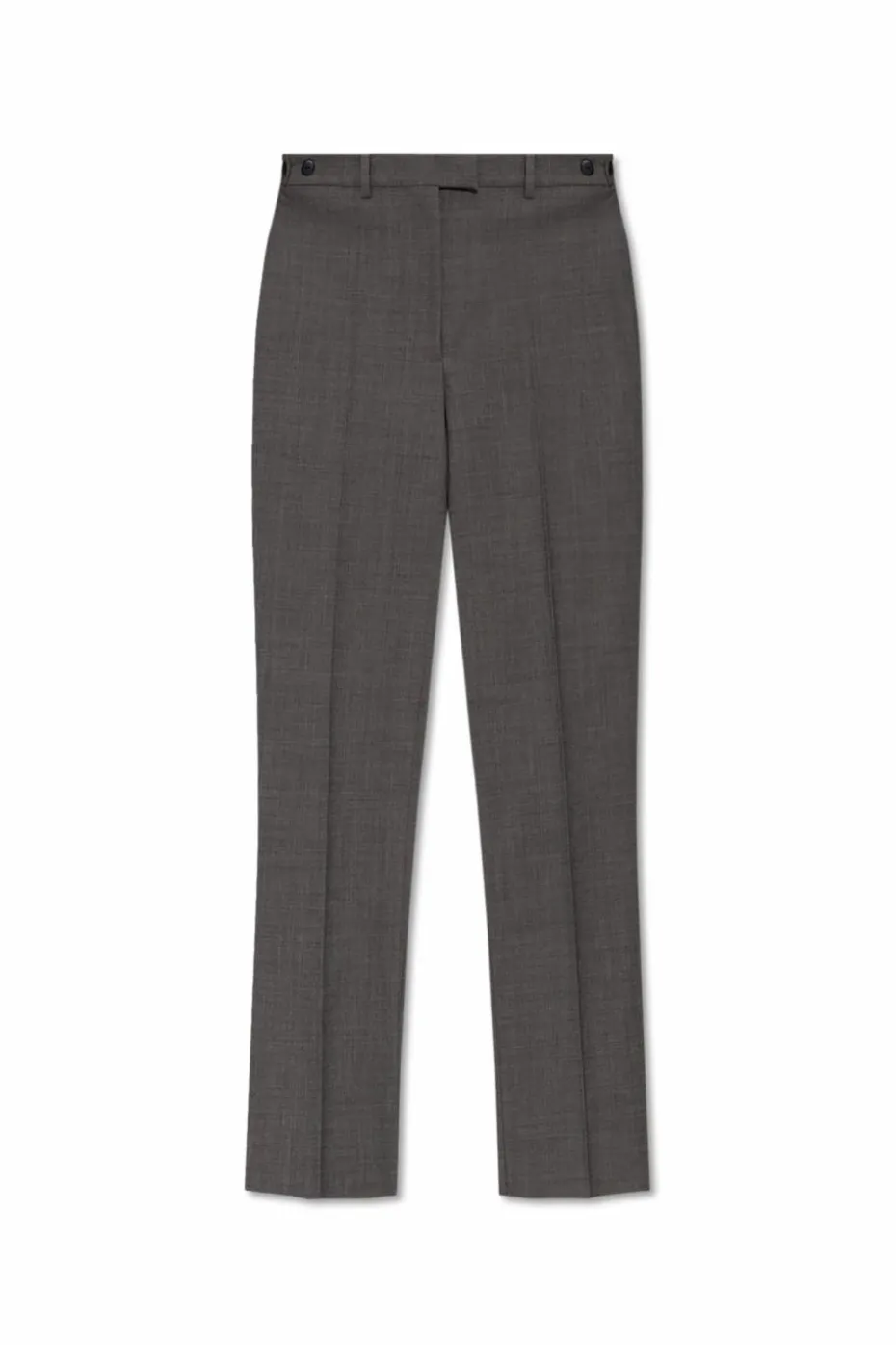 Emporio Armani SZARY Spodnie w kant