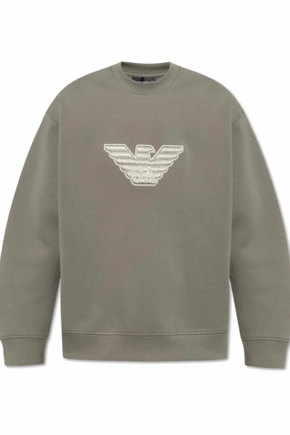 Emporio Armani ZIELONY Bluza z logo