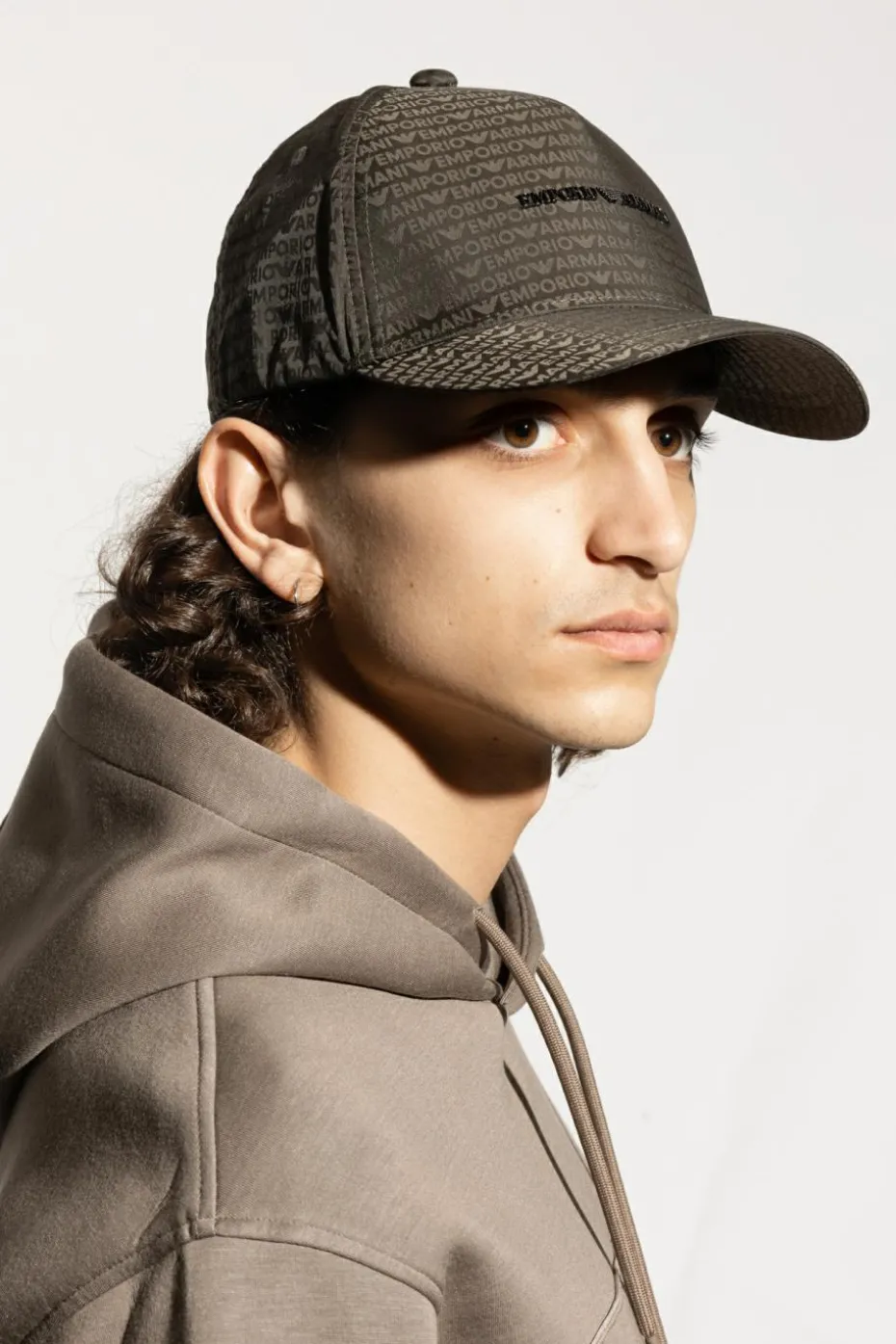 Emporio Armani ZIELONY Czapka z daszkiem