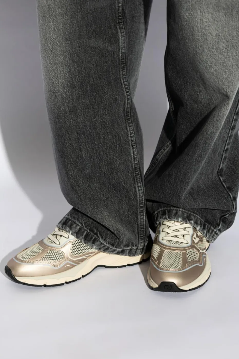 Enterprise Japan ZŁOTY Buty sportowe ‘Run Rocket Low’