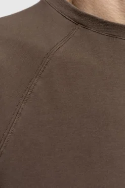 ENTIRE STUDIOS BRĄZOWY Bawełniany t-shirt