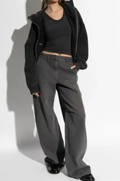 ENTIRE STUDIOS CZARNY Top `Cropped`